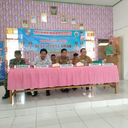 musrenbang Desa Muara Aman